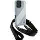 Husa pentru iPhone 16 - BMW Leather M Edition Carbon Stripe & Strap (BMHCP16S23PSCCG) - Black