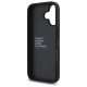 Husa pentru iPhone 16 - BMW Leather M Grip Stand Smooth and Carbon (BMHCP16SGSPCCK) - Black