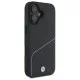 Husa pentru iPhone 16 - BMW Signature Leather MagSafe (BMHMP16S23RDCLK) - Black Husa pentru iPhone 16 - BMW Signature Leather MagSafe (BMHMP16S23RDCLK) - Black