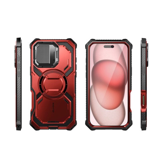 Husa pentru iPhone 16 + Folie - I-Blason Armorbox - Ruddy