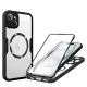 Husa pentru iPhone 16 + Folie - Techsuit ColorVerse 360 MagSafe Series - Black Husa pentru iPhone 16 + Folie - Techsuit ColorVerse 360 MagSafe Series - Black