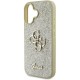 Husa pentru iPhone 16 - Guess Glitter Fixed Big 4G (GUHCP16SHG4SGD) - Gold