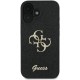 Husa pentru iPhone 16 - Guess Glitter Fixed Big 4G (GUHCP16SHG4SGK) - Black