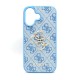 Husa pentru iPhone 16 - Guess Hardcase 4G Big Logo (GUHCP16S4GMGBL) - Blue