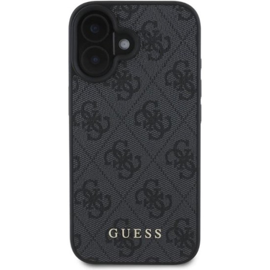 Husa pentru iPhone 16 - Guess Hardcase 4G Classic (GUHCP16SG4GFGR) - Black