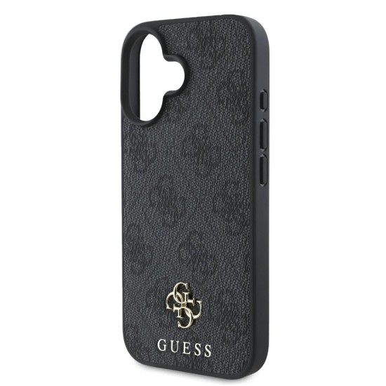 Husa pentru iPhone 16 - Guess Hardcase 4G Classic MagSafe (GUHMP16SP4SM4MK) - Black