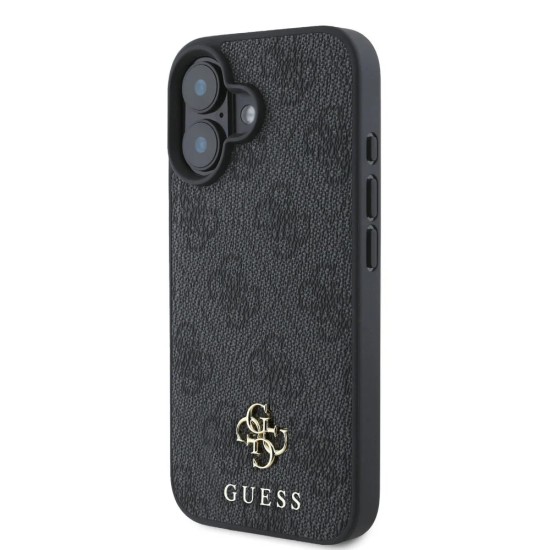 Husa pentru iPhone 16 - Guess Hardcase 4G Classic MagSafe (GUHMP16SP4SM4MK) - Black