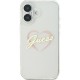 Husa pentru iPhone 16 - Guess Hardcase IML Heart (GUHCP16SHCHGSPT) - Clear