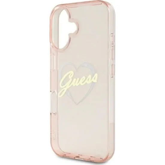 Husa pentru iPhone 16 - Guess Hardcase IML Heart (GUHCP16SHCHGSPT) - Clear Husa pentru iPhone 16 - Guess Hardcase IML Heart (GUHCP16SHCHGSPT) - Clear