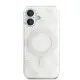 Husa pentru iPhone 16 - Guess IML 4G Background MagSafe (GUHMP16SH4DTEH) - White Husa pentru iPhone 16 - Guess IML 4G Background MagSafe (GUHMP16SH4DTEH) - White