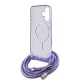 Husa pentru iPhone 16 - Guess IML Crossbody Cord Script MagSafe (GUHMP16SHCTSGNSU) - Purple Husa pentru iPhone 16 - Guess IML Crossbody Cord Script MagSafe (GUHMP16SHCTSGNSU) - Purple