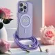 Husa pentru iPhone 16 - Guess IML Crossbody Cord Script MagSafe (GUHMP16SHCTSGNSU) - Purple Husa pentru iPhone 16 - Guess IML Crossbody Cord Script MagSafe (GUHMP16SHCTSGNSU) - Purple