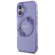 Husa pentru iPhone 16 - Guess IML Flowers Wreath MagSafe (GUHMP16SHFWFCP) - Pink