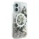 Husa pentru iPhone 16 - Guess Liquid Glitter Flower MagSafe (GUHMP16SLFMWTP) - Pink Husa pentru iPhone 16 - Guess Liquid Glitter Flower MagSafe (GUHMP16SLFMWTP) - Pink