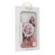 Husa pentru iPhone 16 - Guess Liquid Glitter Flower MagSafe (GUHMP16SLFMWTP) - Pink