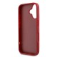 Husa pentru iPhone 16 - Karl Lagerfeld Diagonal Quilted (KLHCP16SPQDSMGR) - Red