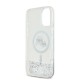 Husa pentru iPhone 16 - Karl Lagerfeld Glitter Liquid MagSafe (KLHMP16SLGKCSGH) - Transparent Karl&Choupette Head