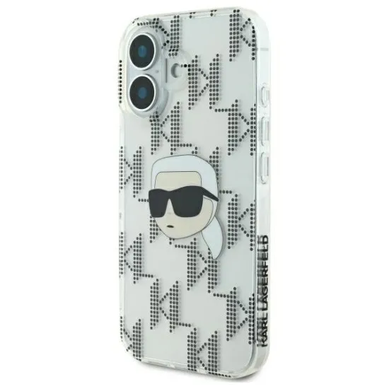Husa pentru iPhone 16 - Karl Lagerfeld IML Luxury Electroplated (KLHCP16SHKLPKHT) - Transparent Karl Head Husa pentru iPhone 16 - Karl Lagerfeld IML Luxury Electroplated (KLHCP16SHKLPKHT) - Transparent Karl Head
