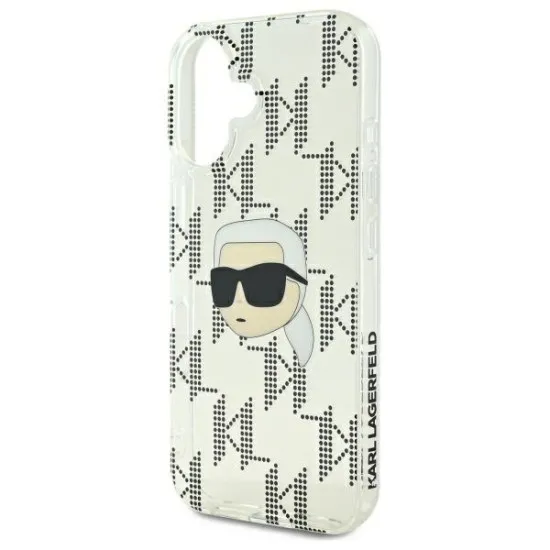 Husa pentru iPhone 16 - Karl Lagerfeld IML Luxury Electroplated (KLHCP16SHKLPKHT) - Transparent Karl Head Husa pentru iPhone 16 - Karl Lagerfeld IML Luxury Electroplated (KLHCP16SHKLPKHT) - Transparent Karl Head