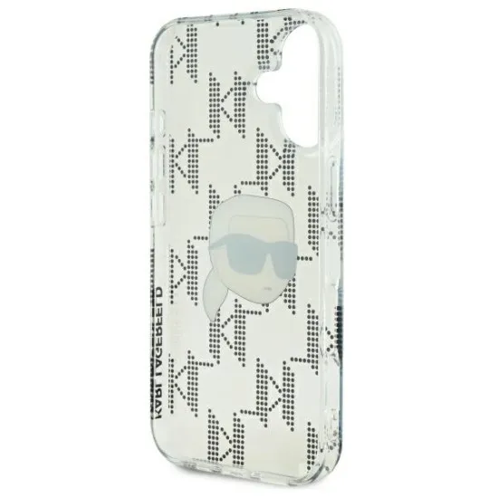 Husa pentru iPhone 16 - Karl Lagerfeld IML Luxury Electroplated (KLHCP16SHKLPKHT) - Transparent Karl Head Husa pentru iPhone 16 - Karl Lagerfeld IML Luxury Electroplated (KLHCP16SHKLPKHT) - Transparent Karl Head
