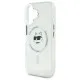 Husa pentru iPhone 16 - Karl Lagerfeld IML MagSafe (KLHMP16SHLSCHH) - White Choupette`s Head Husa pentru iPhone 16 - Karl Lagerfeld IML MagSafe (KLHMP16SHLSCHH) - White Choupette`s Head