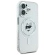 Husa pentru iPhone 16 - Karl Lagerfeld IML MagSafe (KLHMP16SHLSCHH) - White Choupette`s Head