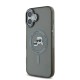 Husa pentru iPhone 16 - Karl Lagerfeld IML MagSafe (KLHMP16SHLSKCK) - Metal Karl&Choupette Head