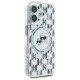 Husa pentru iPhone 16 - Karl Lagerfeld IML MagSafe (KLHMP16SHMCKMHT) - Transparent Monogram Karl&Choupette Head