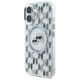 Husa pentru iPhone 16 - Karl Lagerfeld IML MagSafe (KLHMP16SHMCKMHT) - Transparent Monogram Karl&Choupette Head