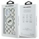 Husa pentru iPhone 16 - Karl Lagerfeld IML MagSafe (KLHMP16SHMCKMHT) - Transparent Monogram Karl&Choupette Head