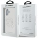 Husa pentru iPhone 16 - Karl Lagerfeld IML Rhinestones (KLHCP16SHKHDCELT) - Karl Head Transparent