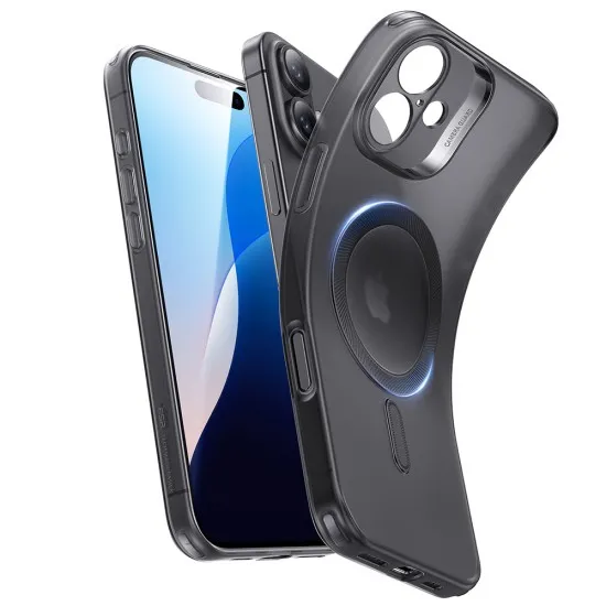 Husa pentru iPhone 16 Plus - ESR Zero HaloLock - Frosted Black Husa pentru iPhone 16 Plus - ESR Zero HaloLock - Frosted Black
