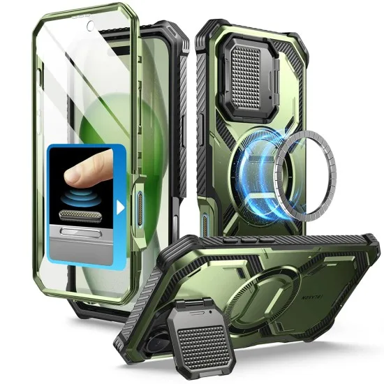 Husa pentru iPhone 16 Plus + Folie - I-Blason Armorbox - Guldan Husa pentru iPhone 16 Plus + Folie - I-Blason Armorbox - Guldan