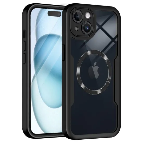 Husa pentru iPhone 16 Plus + Folie - Techsuit ColorVerse 360 MagSafe Series - Black Husa pentru iPhone 16 Plus + Folie - Techsuit ColorVerse 360 MagSafe Series - Black