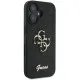 Husa pentru iPhone 16 Plus - Guess Glitter Fixed Big 4G (GUHCP16MHG4SGK) - Black