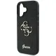 Husa pentru iPhone 16 Plus - Guess Glitter Fixed Big 4G (GUHCP16MHG4SGK) - Black