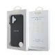 Husa pentru iPhone 16 Plus - Guess Grained Gold Ring MagSafe (GUHMP16MPGHSMMK) - Black Husa pentru iPhone 16 Plus - Guess Grained Gold Ring MagSafe (GUHMP16MPGHSMMK) - Black