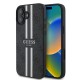 Husa pentru iPhone 16 Plus - Guess Hardcase 4G Printed Stripes MagSafe (GUHMP16MP4RPSK) - Black