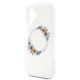 Husa pentru iPhone 16 Plus - Guess IML Flowers Wreath MagSafe (GUHMP16MHFWFCT) - Clear