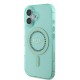 Husa pentru iPhone 16 Plus - Guess IML Rhinestones MagSafe (GUHMP16MPFTDTEN) - Green