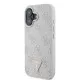 Husa pentru iPhone 16 Plus - Guess Leather 4G Triangle Strass (GUHCP16MP4TDPP) - Pink Husa pentru iPhone 16 Plus - Guess Leather 4G Triangle Strass (GUHCP16MP4TDPP) - Pink
