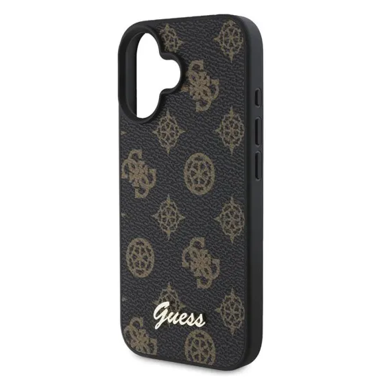 Husa pentru iPhone 16 Plus - Guess Peony Script MagSafe (GUHMP16MPGPYSK) - Black Husa pentru iPhone 16 Plus - Guess Peony Script MagSafe (GUHMP16MPGPYSK) - Black