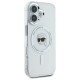 Husa pentru iPhone 16 Plus - Karl Lagerfeld IML MagSafe (KLHMP16MHLSKIH) - White Karl`s Head