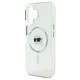 Husa pentru iPhone 16 Plus - Karl Lagerfeld IML MagSafe (KLHMP16MHLSKIH) - White Karl`s Head Husa pentru iPhone 16 Plus - Karl Lagerfeld IML MagSafe (KLHMP16MHLSKIH) - White Karl`s Head