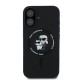 Husa pentru iPhone 16 Plus - Karl Lagerfeld Silicone Ring MagSafe (KLHMP16MSCMKCRHK) - Karl&Choupette