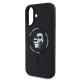 Husa pentru iPhone 16 Plus - Karl Lagerfeld Silicone Ring MagSafe (KLHMP16MSCMKCRHK) - Karl&Choupette