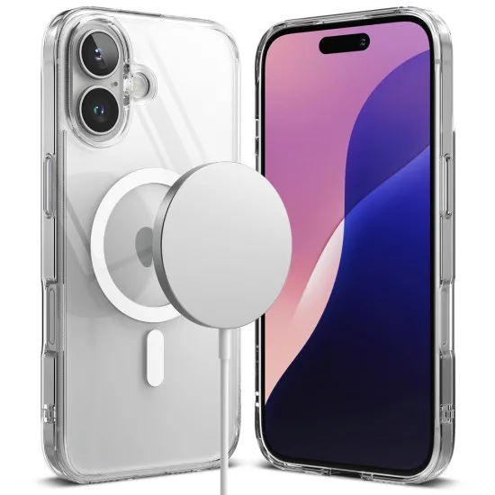 Husa pentru iPhone 16 Plus - Ringke Fusion MagSafe - Clear Husa pentru iPhone 16 Plus - Ringke Fusion MagSafe - Clear