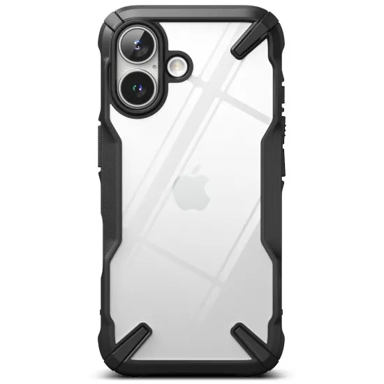 Husa pentru iPhone 16 Plus - Ringke Fusion X - Black Husa pentru iPhone 16 Plus - Ringke Fusion X - Black