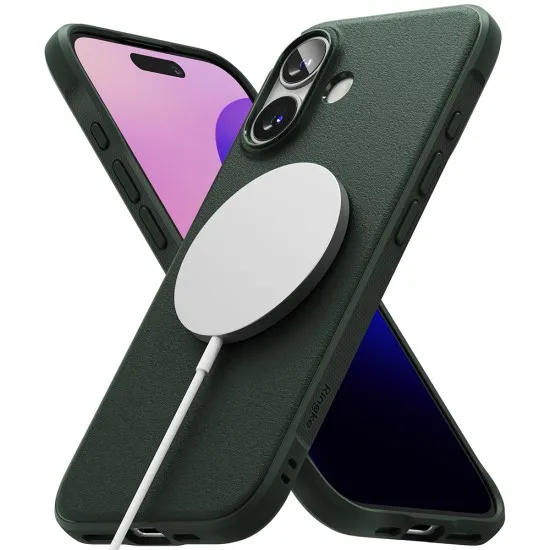 Husa pentru iPhone 16 Plus - Ringke Onyx MagSafe - Dark Green Husa pentru iPhone 16 Plus - Ringke Onyx MagSafe - Dark Green