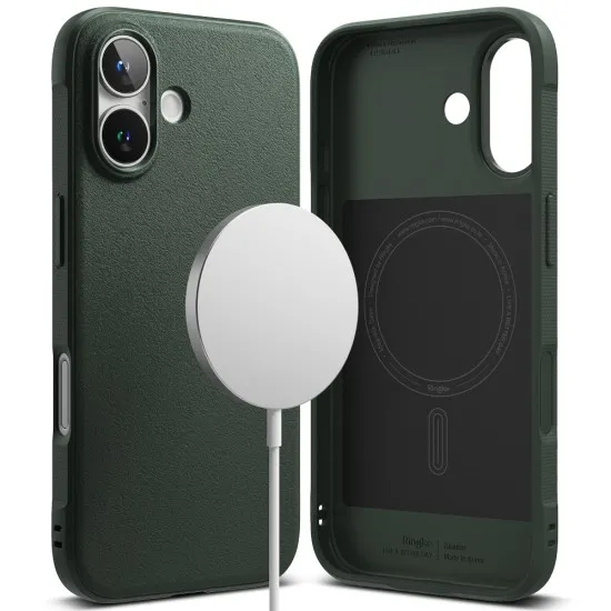 Husa pentru iPhone 16 Plus - Ringke Onyx MagSafe - Dark Green Husa pentru iPhone 16 Plus - Ringke Onyx MagSafe - Dark Green